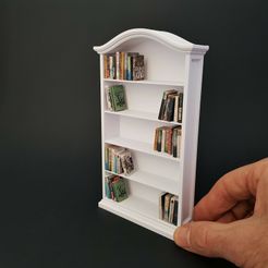 20231007_134355-f.jpg Miniature Bookcase - Miniature Furniture 1/12 scale