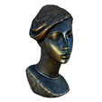 model-5.png Lady Gaga bust modern art sculpture bronze