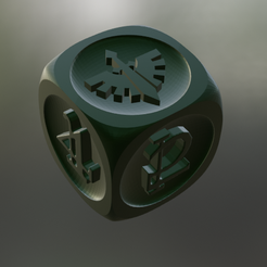 da_dice (1).png STL file 3x Dark Angels 16 mm Dice・3D printing model to download