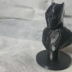 20181228_192538.jpg Fichier 3D gratuit Buste Black Panther・Design à télécharger et à imprimer en 3D