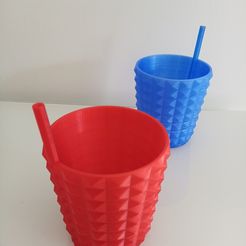 IMG_20200515_140407.jpg STL file Straw glass・3D printable design to download