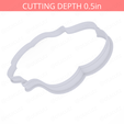 Plaque_1~7in-cookiecutter-only2.png Plaque #1 Cookie Cutter 7in / 17.8cm