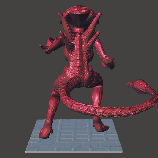 STL file Berserker Xenomorph Hybrid AVP Evolution Predator Alien ...