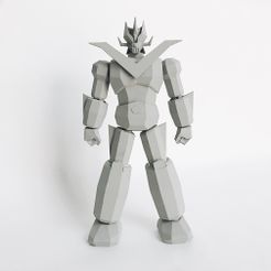 Great Mazinger_Edit.jpg STL file Low Poly Great Mazinger・3D printable model to download