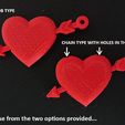 6d84aca465b447e0995387a15571ce9d_display_large.jpg Fichier STL gratuit Coeur de Saint-Valentin avec flèche mobile・Objet pour impression 3D à télécharger