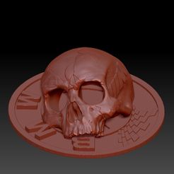 Skull-on-BMW-01.jpg STL file Skull on BMW・3D printing design to download