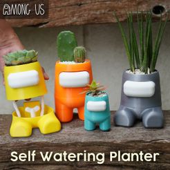 1.jpg Among Us Self Watering Planter