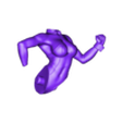 torso.stl Kefla bunny Dragon Ball