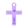 crocifissoperstampa.stl Jesus crucified key ring