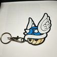 shell-blue-impreso.jpeg Supermario Shell Blue Keychain