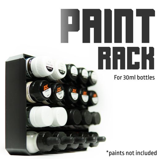 🎨 Paint Rack Organizer for 20 30ml bottles, space saving modular design ...