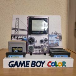 WhatsApp-Image-2023-03-24-at-00.00.54.jpeg Fichier STL Afficheur à couleurs Game Boy (Pokémon Edition Légendaire)・Objet imprimable en 3D à télécharger