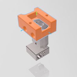 Mk8_Adapter_Sha.1.JPG Archivo STL gratis Adaptador Mk8/Mk10s para Eryone Thinker Remix・Plan para descargar y imprimir en 3D