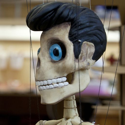 Elvis Skeleton (for marionette, puppet, doll) - 3D model önizlemesi