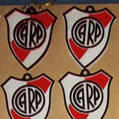 1.jpg Descargar archivo STL gratis Llavero River Plate・Modelo para la impresora 3D