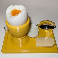 IMG_0756-2_display_large.jpg Download free STL file Egg cup with plate and spoonholder • 3D printable template, Jakwit