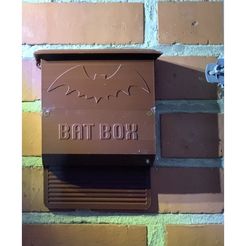 582BD659-1C37-452C-AF70-D66670ECB46F.jpeg Free STL file Bat Box - The Bat house・3D printer design to download