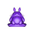 TOTORO 1.stl Totoro dormant sur un oreiller - Chibi 3D Print Model (Fanart)