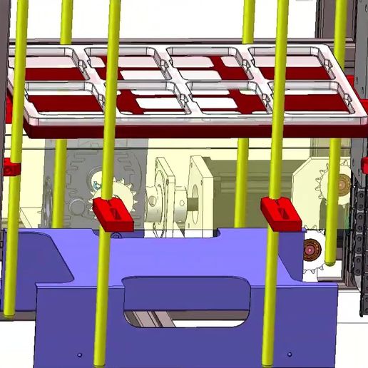 🤖 Palletizing Cell | Auto Stocker & Pallet Feeder Receiver Machine・ 3D ...