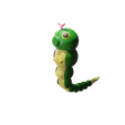 CATERPIE.png 3D CATERPIE POKEMON