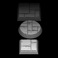 Base-Render-71471.jpg Free 3D file miniature bases pavement・3D printer design to download