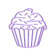 Cupcake_logo_v1.stl Phone Stand Cupcake Logo
