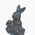 bunnies3.png 3D Tavşan Koleksiyonu – Paskalya ve dekorasyonlar için ideal