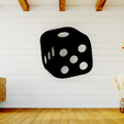 65.png Dice Wall Art