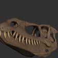 ZBrush-Document11.jpg Dilophosaurus Skull