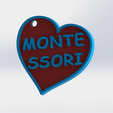 llav.png Montessori heart keychain
