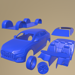 a01_005.png STL file Audi Q8 2019 Regular PRINTABLE CAR IN SEPARATE PARTS・3D print object to download