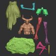 Zbrush-SS-5.jpg Archivo 3D Hombre lobo con cuernos・Diseño de impresora 3D para descargar