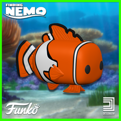 Nemo-01.png 3D-Datei FINDEN NEMO PROCURANDO NEMO FUNKO POP・3D-druckbares Modell zum Herunterladen, deslimjim