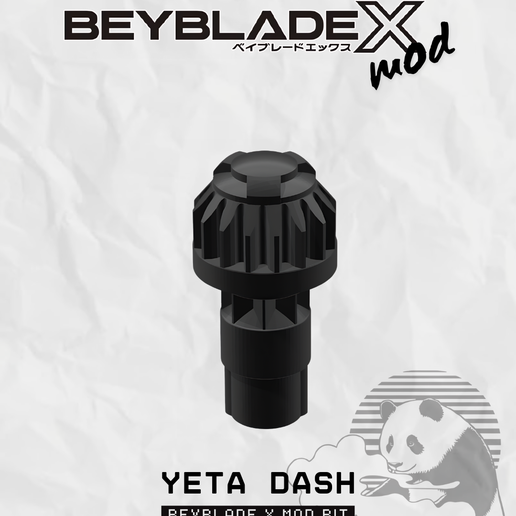Beyblade X Bit Mod Yeta Dash (YD)