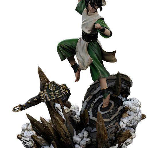 Toph Beifong STL – Avatar The Last Airbender Earthbender Statue – 3D Printable Model for Resin & FDM