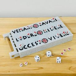 4AA99458-ACB7-4A80-A075-E78B0BBF506A.jpeg 3D file Ludus Duodecim Scriptorum - Board Game・Template to download and 3D print
