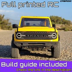 Anteprima-Cults3D-4.jpg 3RONCO - TRIBUTE REPLICA TO FORD BRONCO  - Full 3D printed RC car Kit