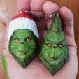 GrinchCults_0005_20211102_115258.jpg THE GRINCH (Jim Carrey) Christmas Ornament 2 X 1