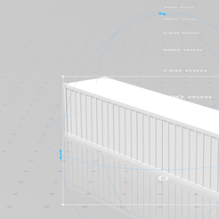 CONTENEDOR-40f.png 40" CONTAINER AND PLATFORM FOR N SCALE WAGON