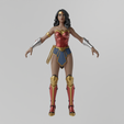 Wonder-Woman0001.png Wonder Woman Lowpoly Rigged