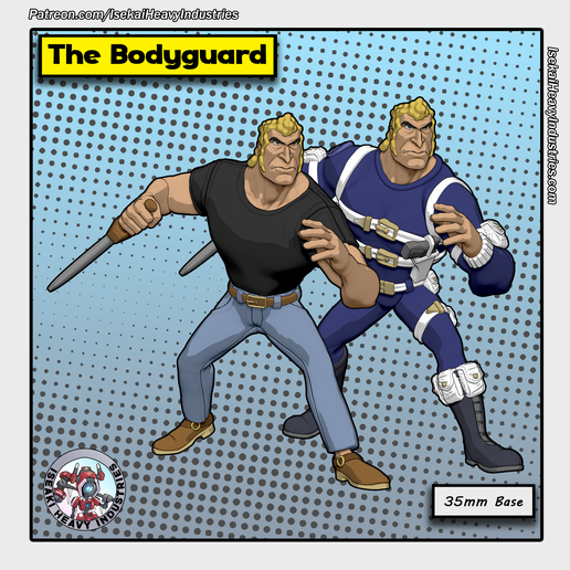 🎲 The Bodyguard・ 3D File for ・Cults