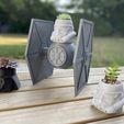 IMG_7391.jpg TIE Fighter Planter / Star Wars