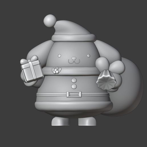 STL file Pompompurin sanrio Christmas santa 🎄 ・3D print object to ...