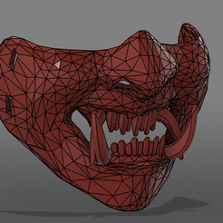 oni_mask.png Free 3D file Oni Half Mask (Chico Maker Edition)V1.0・3D printer design to download