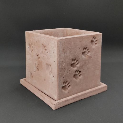 Concrete pot tray mold
