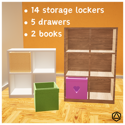 image-presentation-2.png Miniature storage lockers, IKEA-inspired; 14 lockers, 5 drawers, 2 books (1:12)
