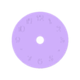 Face numbers.stl Modular desk clock