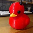 4ef2f0d467e3da8525a675c9c5cf13d1_preview_featured.jpg Free STL file Devil rubber duck・3D printing idea to download, mashirito