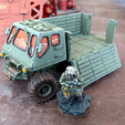 militaryTruckOpen.png 3D file Military Truck - 28mm・3D printing idea to download