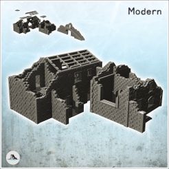 1-PREM-B34.jpg Archivo STL Edificio de piedra en ruinas con arco y armazón (34) - Segunda Guerra Mundial Segunda Guerra Mundial Campaña del Oeste EE.UU. Reino Unido Alemania・Modelo para descargar y imprimir en 3D